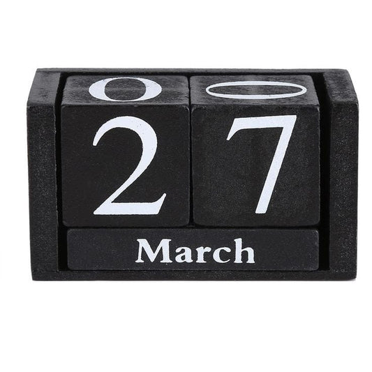 Wooden Desk Calender